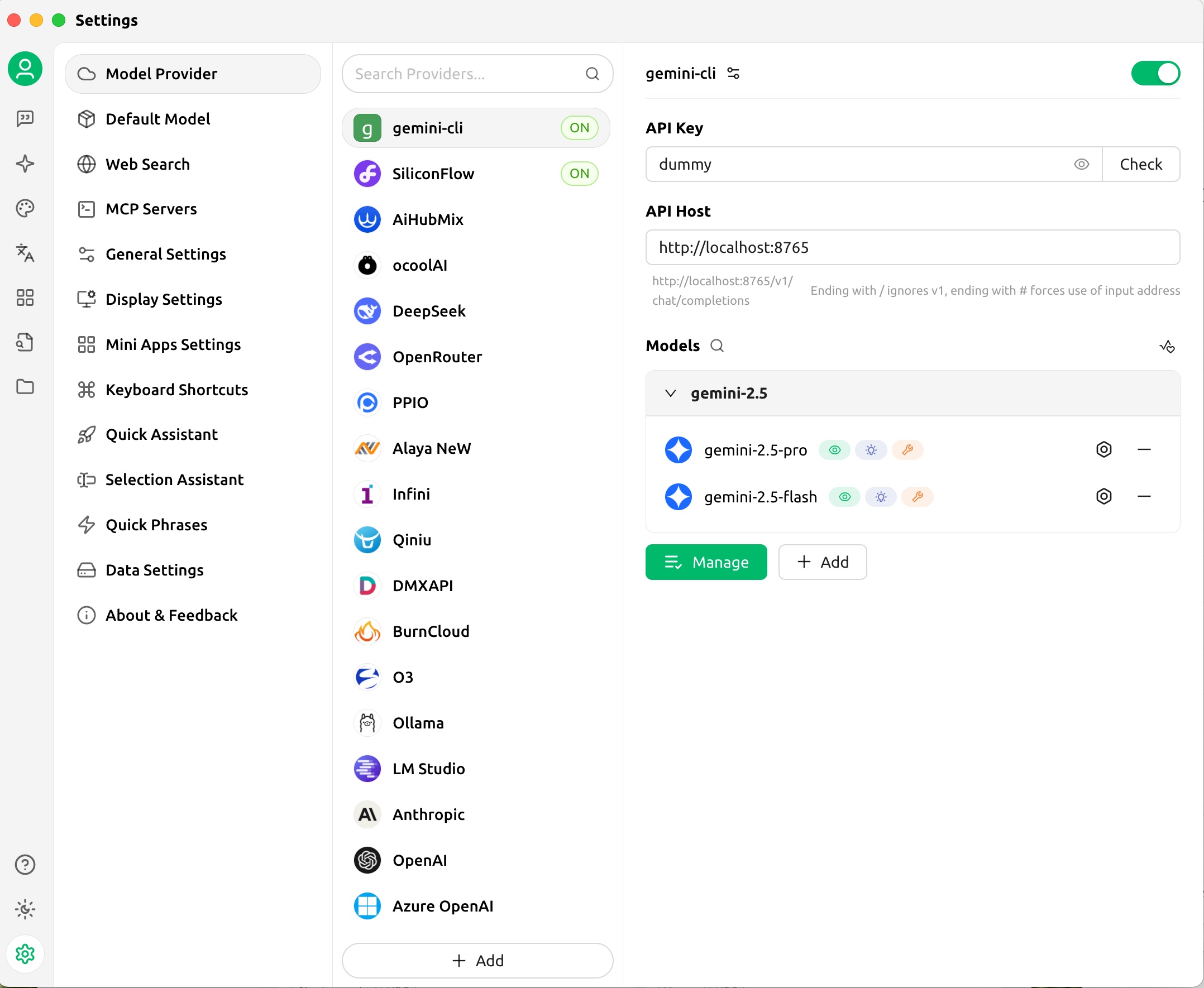 在 Cherry Studio 中使用